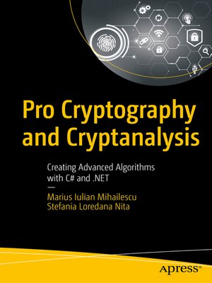 cover image of Pro Cryptography and Cryptanalysis
